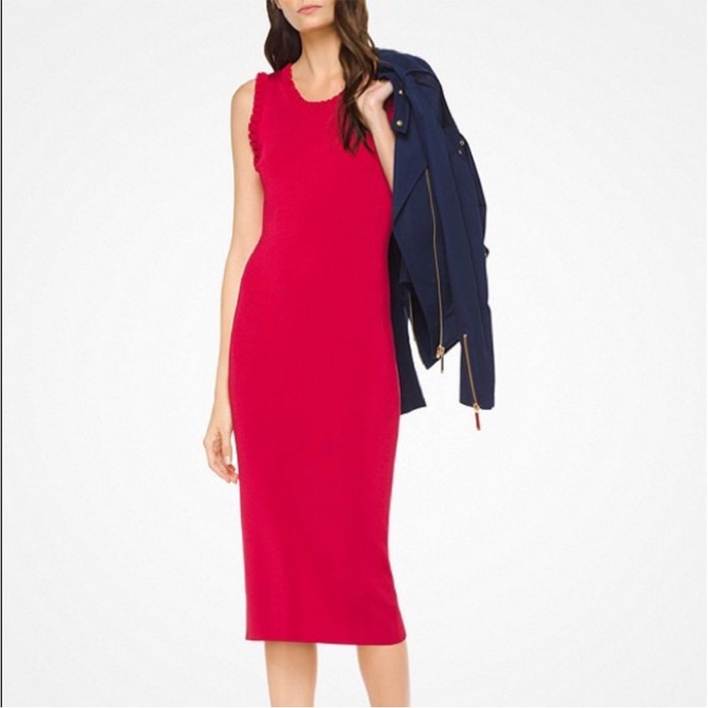 Michael Kors Ruffle Viscose Dress